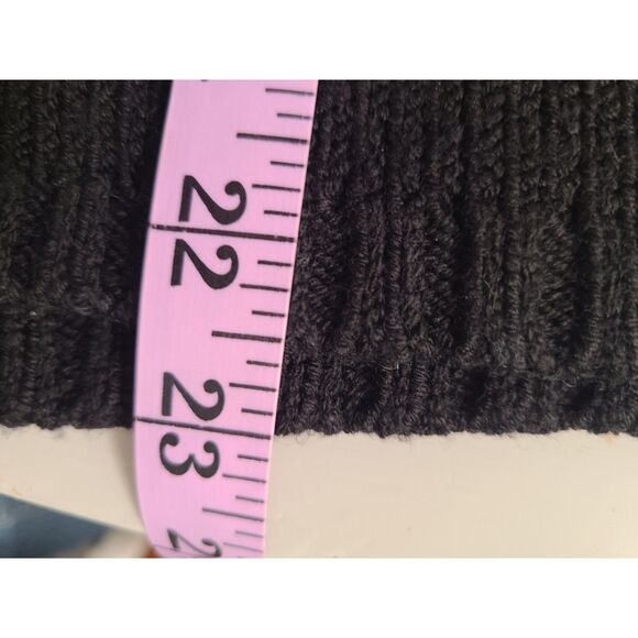 Banana Republic Merino Wool Black V Neck Sweater MEDIUM Closet Staple Warm Cozy - Picture 8 of 8